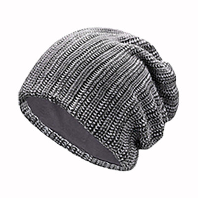 

Tailored Unisex Women Men Mixed Color Winter Plus Outdoor Thick Plaid knit Warm Hat Cap