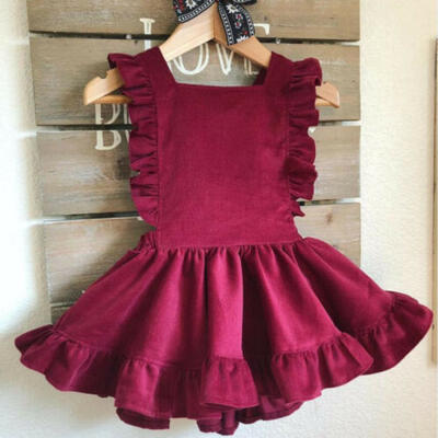 

Cute Toddler Kids Baby Girls Clothes Flowers Ruffle Princess Party Tutu Dress