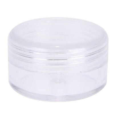 

12pcs 5ml Small Clear Plastic Jars Container for Cream Cosmetics Craft