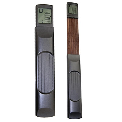 

SOLO Electronic Screen Guitar Chord Trainer Portable Pocket Model Wooden Exercise Guitar Trainer Pocket Guitar