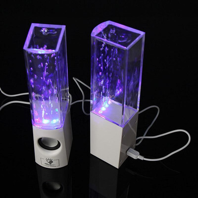 

LED Dancing Water Speakers Fountain Show USB Music for PC iPhone iPad
