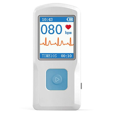 

CONTEC PM10 Portable ECG EKG Machine Color Screen ECG Monitor Handheld Heart Machine BT USB PC Software Home Care