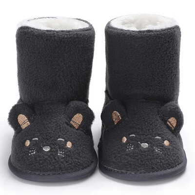 

Cartoon Baby Girl Boy Soft Booties Snow Boots Infant Toddler Newborn Warm Shoes