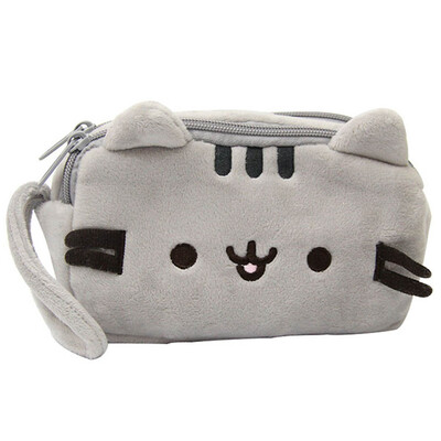 

Cute Cartoon Cat Doll Plush Makeup Bag Cat Plush Money Bag Childrens Pencil Bag