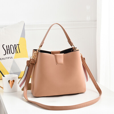 

New bag women Korean tide single-shoulder single-shoulder single-shoulder single-shoulder simple hand-held womens bucket b