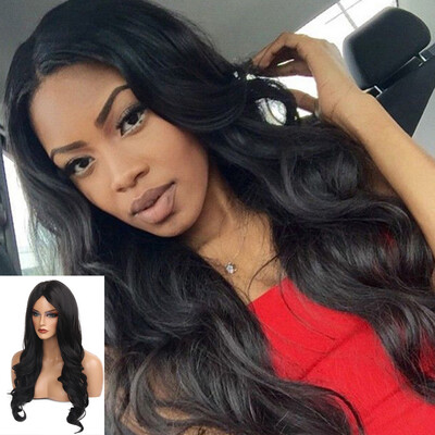 

Tailored Long Loose Wavy No Lace Front Wig Curly Full Natural Hair Wigs Women Black