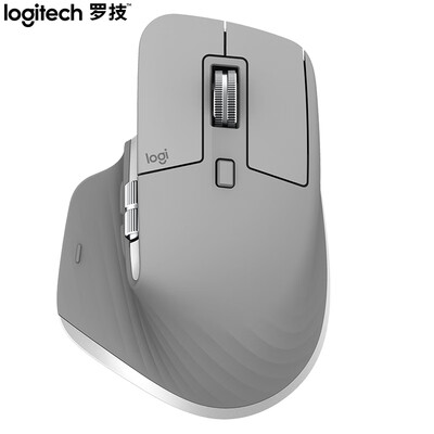 

Logitech MX Master 3 Mouse Wireless Bluetooth Mouse Office Mouse Right Hand Mouse Dual Mode Union Graphite Black Belt Wireless 24G Receiver