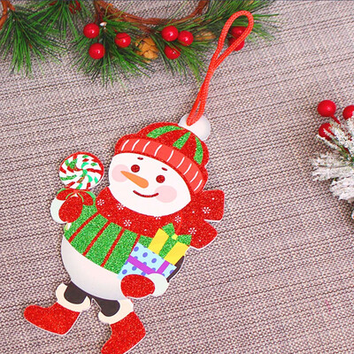 

Toponeto Christmas Tree Decoration Shiny Merry Letter Card for Xmas Hanging Ornament