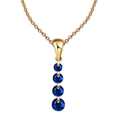 

8 Colors Fashion Women Silver Color Simple Necklace Gold Color Crystal Beads Pendants Chain Long Necklace Women Collars