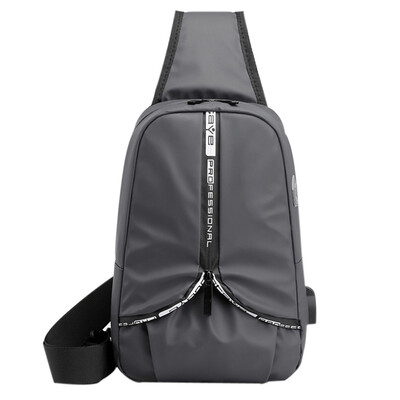 

Tailored Mens Leisure Fashion Waterproof Nylon Multifunctional Cross-body Breast bag
