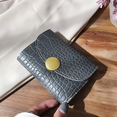 

Tailored Women Fashion Multi-Card Holder Wallet Crocodile Pattern Hasp Card Package