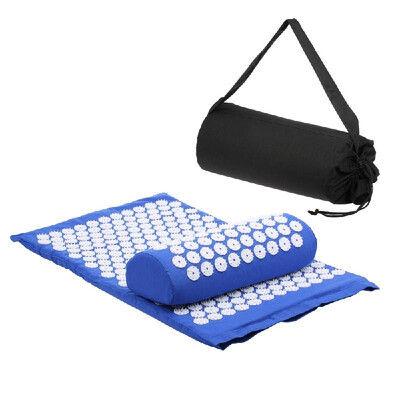 

Massage Mat Spike Acupuncture Pad Relieve Stress Pain Acupressure Cushion Health Care Yoga Mat with Pillow