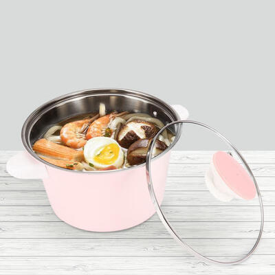 

Greensen Stainless Steel Mini Electric Pot Cooker Frying Pan Double Layer Cooker