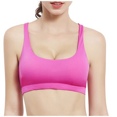 

Toponeto Sports Cross Beauty Back Sports Bra Bodybuilding Bra Yoga Bras Running Underwear