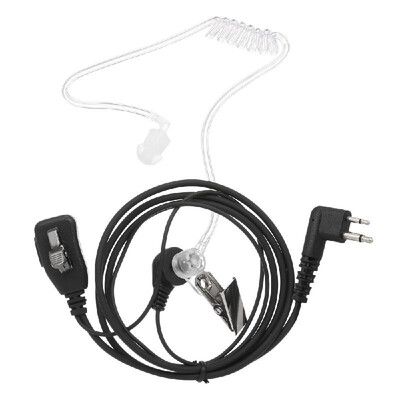 

Walkie Talkie Heaphones Acoustic Air Tube Earpiece Headset with Big Mic PTT for Motorola Two Way Radio Walkie Talkie 2 Pin  Plug