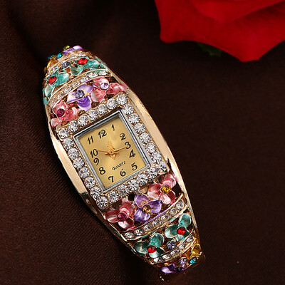

Bracelet watch ladies flower quartz watch ladies watch