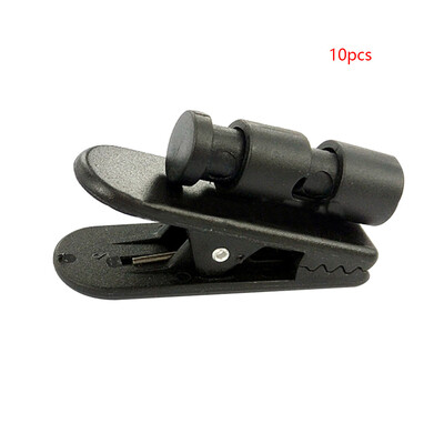 

10PCS Mobile Phone Data Charging Cable Fixed Clip Walkie Talkie Earpiece Headset Hand Microphone Collar Sleeve Clip