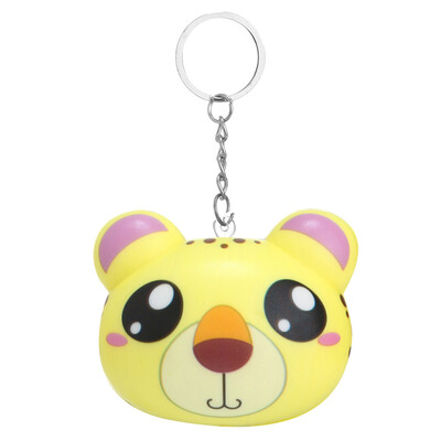 

Siaonvr Squishies Kawaii Cartoon Animal Slow Rising Cream Scented Keychain Stress Relief