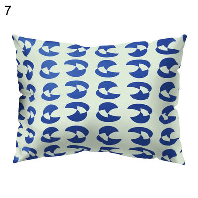

Flower Irregular Pattern Throw Pillow Case Cushion Cover for Home Office Cafe