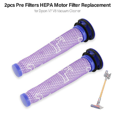 

4pcs Pre Filters HEPA Motor Filter Brush Replacement for Dyson V7 V8 Vacuum Cleaner