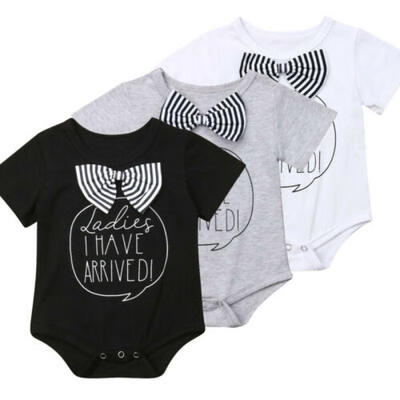 

Newborn Baby Kid Boy Summer Short Sleeve Romper Bodysuit Jumpsuit Sunsuit Outfit