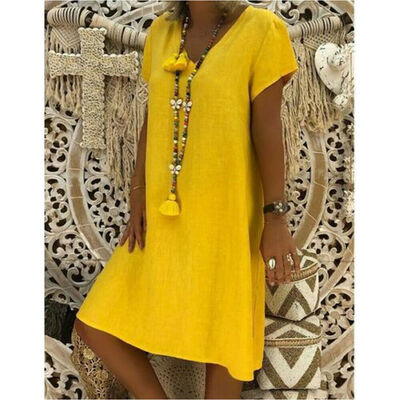 

Women Summer Boho Long Maxi Dress Evening Cocktail Party Beach Dresses Plus Size