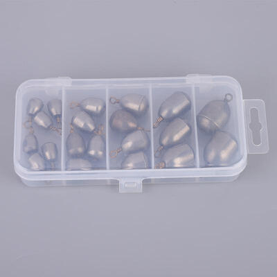 

Greensen 20pcs Outdoor Fishing Sinkers Weight Set Angler Tackle Accessory
