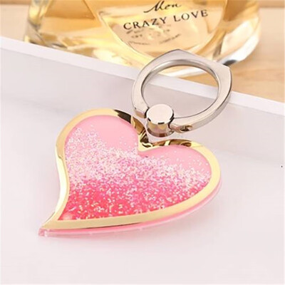 

Universal 360 Rotating Finger Ring Stand Holder for Cell Phone Love Flow Sand