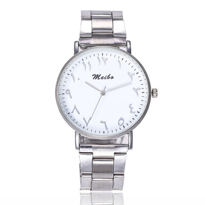 

Casual Women Watches Simple Digital Dial Ladies Fashion Quartz Wristwatch Rose Gold Alloy Strap Clock Relojes Para Mujer