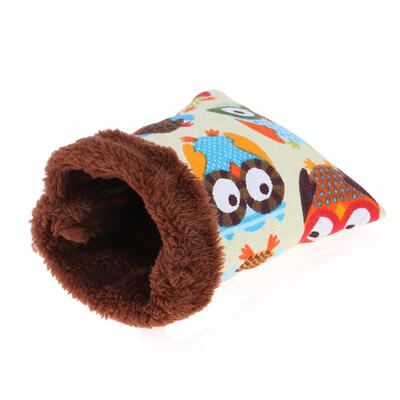 

Winter Soft Warm Plush Hamster Bed Sleeping Bag Rat Mouse Nest House Cage