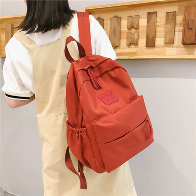 

Ins Wind Backpack Female Korean High School Students Backpack Ancient Feeling Girl Mori Campus Backpack Backpack