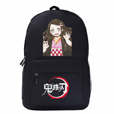 

Demon Slayer Kimetsu no Yaiba School Bag Anime Large Capacity Backpack for Travel Hiking Outdoor Camping Daily Use
