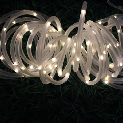 

Outdoor LED String Lights 393 Feet 100 LEDs Solar Powered Copper Wire Rope Lights Party Wedding Decor