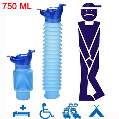 

Siaonvr 750ML Portable Adult Urinal Camping Travel Car Urination Pee Toilet Urine Help