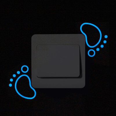 

JPGIF Cute Cartoon Switch Luminous Sticker Fluorescent Wall Sticker Removable Sticker
