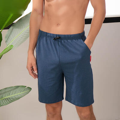 

Summer Elastic Waist Mens Shorts Soft Thin Modal Cotton Casual Short Pants Sleep Bottoms