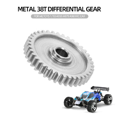 

12T 15T 24T 38T Motor Metal Driving Gear Differential Pinion Main Gear Set for WLtoys 118 A959 A979 A969 A959B A979B A969B RC Car
