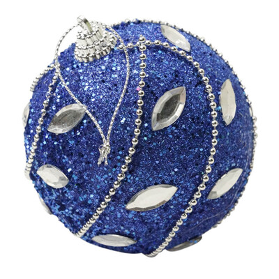 

Tailored Christmas Rhinestone Glitter Baubles Balls Xmas Tree Ornament Decoration 8CM