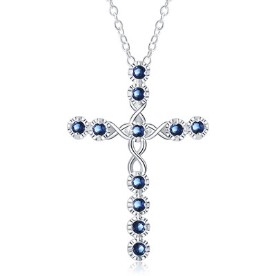 

Creative Cross Necklace Unisex Full Diamond Cross Pendant Necklace