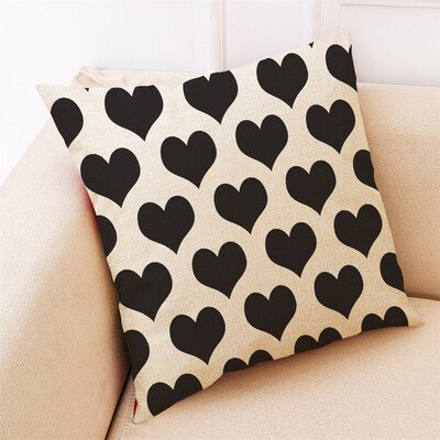 

〖Follure〗Home Decor Cushion Cover Black And White Style Throw Pillowcase Pillow Covers