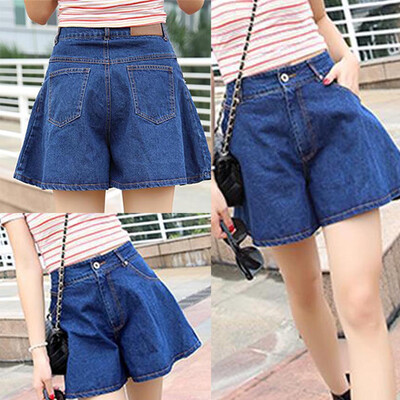 

〖Follure〗Fashion Women Loose High-Waisted Broad-Legged Jeans And Shorts