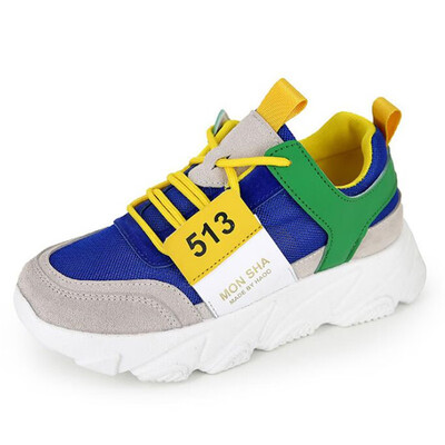 

Women Sneakers 2019 Fashion Casual Shoes Woman Comfortable Breathable Mesh Flats Female Platform Sneakers Chaussure Femme D018