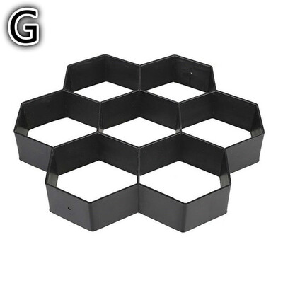 

Siaonvr Gardening 89 Grids Pathmate Stone Mold Paving Concrete Stepping Pavement Paver