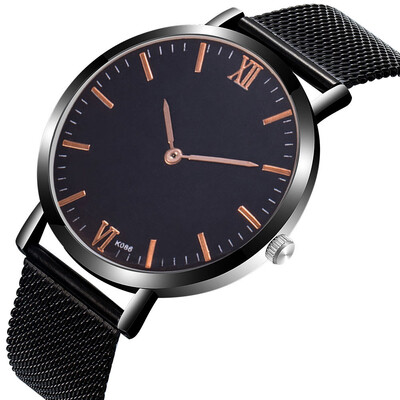 

〖Follure〗Mens Fashion Casual Alloy Steel Strap Analog Quartz Round Watch