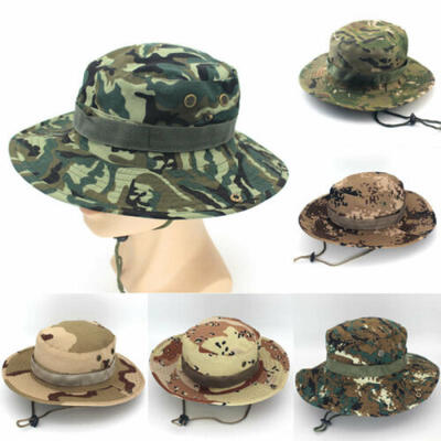 

Men Women Sun Hat Bucket Fishing Hiking Cap Wide Brim UV Protection Fishing Hat