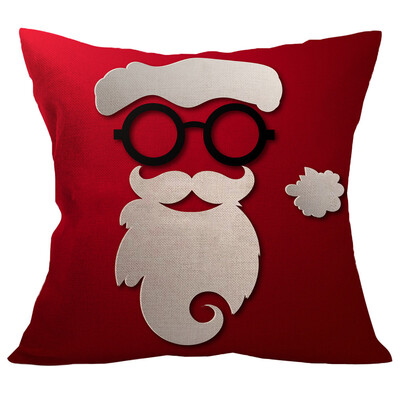

Tailored Merry Christmas Cushion Cover Square Pillow Case Home Decor