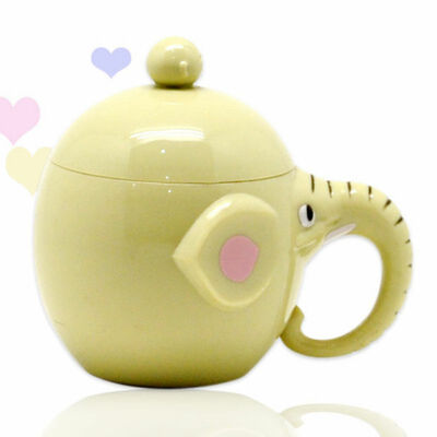 

Mini Plastic Cute Cartoon Animals Cup for Coffee Water Breakfast Children Festival Gift Anti-hot Double-layer Environment-fri