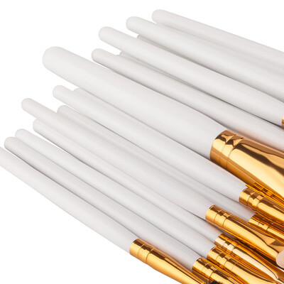 

Toponeto 20Pcs Mini Cosmetic Eyebrow Eyeshadow Brush Makeup Brush Sets Kits Tools