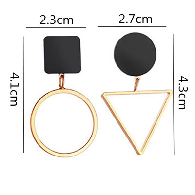 

EK480 Fashion ZA Resin Drop Earring For Women Wedding Jewelry Boho Elegant Shiny Dangle Statement Earrings Christmas Gifts