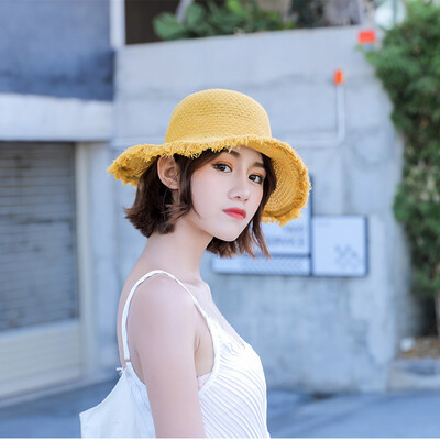 

New spring&summer straw hat for ladies outdoor leisure travel sunscreen hat for ladies